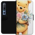 Miniatyrbillede 1 af 3: Xiaomi Mi 10 Pro 5G Tegnebogsetui Nalle Puh med blomster - klassisk børnefavorit i en blomstrende forårs miljø