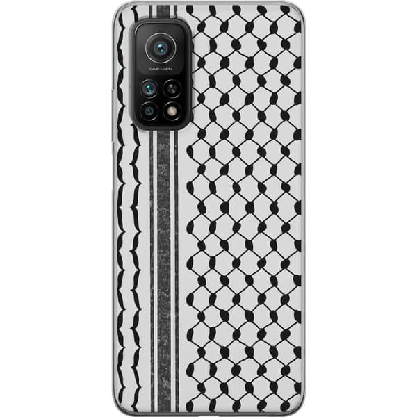 Xiaomi Mi 10T Pro 5G Genomskinligt Skal Palestinskt mönster – inspirerat av keffiyeh-tyg i traditionell stil