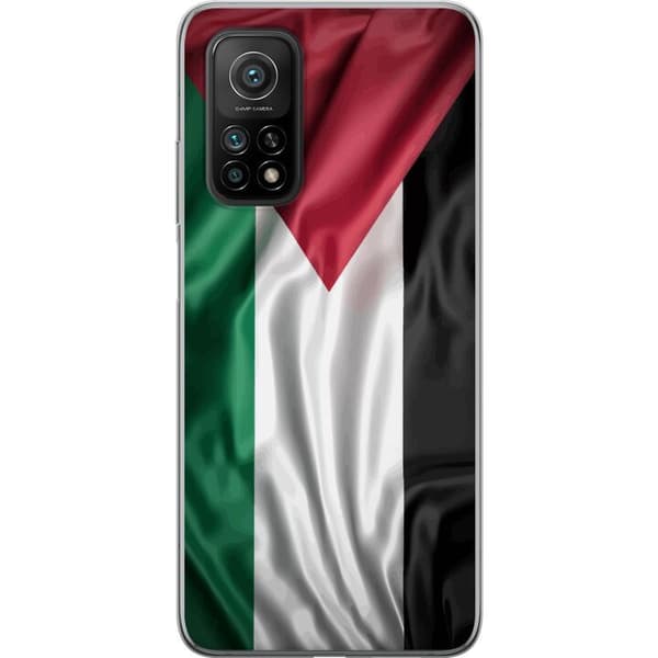 Xiaomi Mi 10T Pro 5G Gjennomsiktig deksel Palestinaflagget – ikoniskt symbol på frihet i rødt, svart, hvitt og grønt