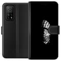 Miniatyrbild 1 av 3: Xiaomi Mi 10T Pro 5G Plånboksfodral Keffiyeh-mönster – klassisk svartvit palestinasjal med kulturell tyngd