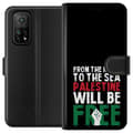 Miniatyrbild 1 av 3: Xiaomi Mi 10T Pro 5G Plånboksfodral Free Palestine – politiskt statement med kraftfullt grafiskt uttryck