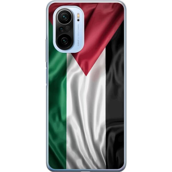 Xiaomi Mi 11i Gjennomsiktig deksel Palestinaflagget – ikoniskt symbol på frihet i rødt, svart, hvitt og grønt