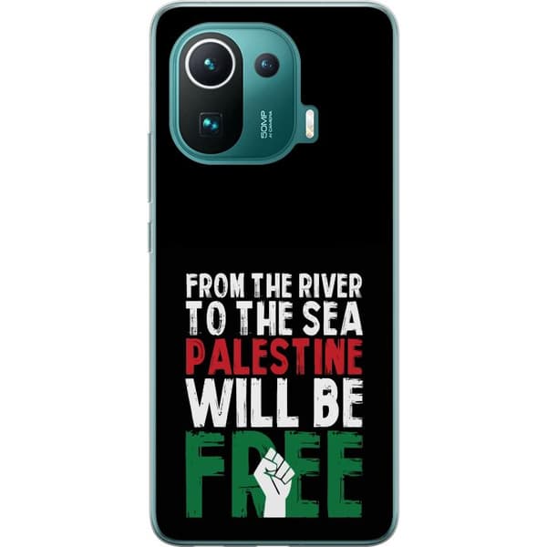 Xiaomi Mi 11 Pro Gjennomsiktig deksel Fri Palestina