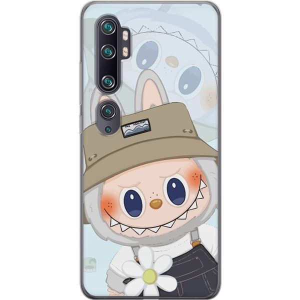 Xiaomi Mi Note 10 Gennemsigtig cover Labubu med hat - Pop Mart figur Mr. Butcher i retro-stil med karakter
