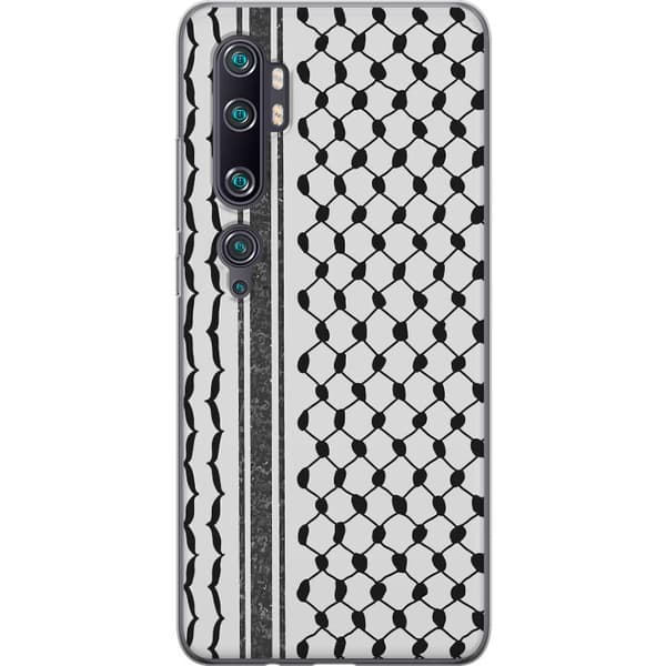 Xiaomi Mi Note 10 Pro Genomskinligt Skal Palestinskt mönster – inspirerat av keffiyeh-tyg i traditionell stil