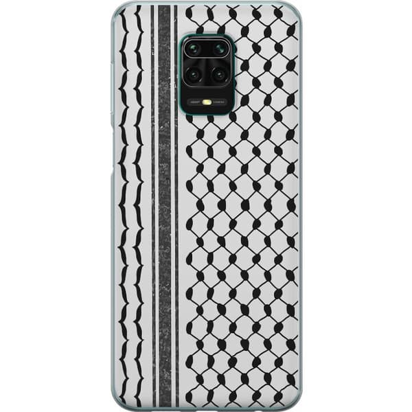 Xiaomi Redmi Note 9 Pro Läpinäkyvä kuori Palestiinalainen kuvio - perinteiseen tyyliin inspiroima keffiyeh-kangas