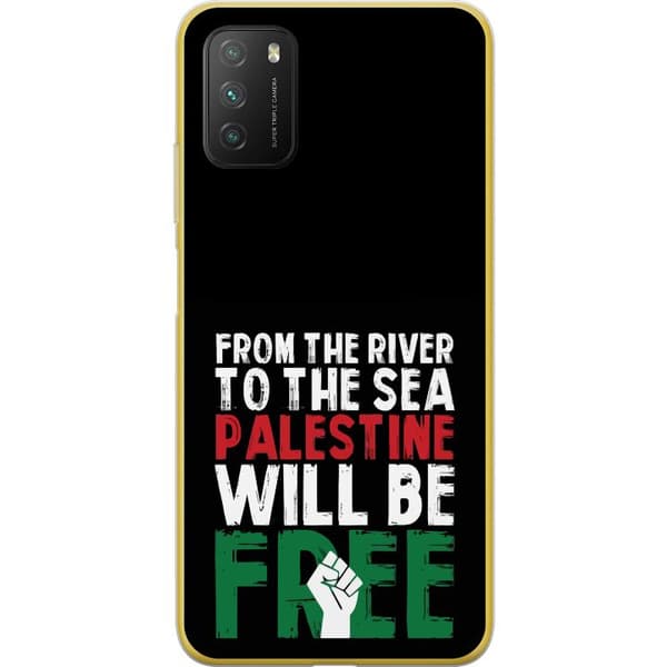 Xiaomi Poco M3 Gennemsigtig cover Fri Palæstina
