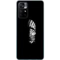 Miniatyrbild 1 av 3: Xiaomi Poco M4 Pro 5G Genomskinligt Skal Keffiyeh-mönster – klassisk svartvit palestinasjal med kulturell tyngd