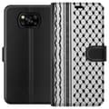 Pikkukuva 1 / 3: Xiaomi Poco X3 NFC Lompakkokotelo Palestiinalainen kuvio - perinteiseen tyyliin inspiroima keffiyeh-kangas