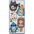 Miniatyrbillede 1 af 3: Xiaomi Poco X3 Pro Gennemsigtig cover Labubu figur samling - Pop Mart Labubu The Monsters i farverigt design
