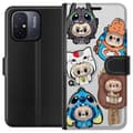 Miniatyrbillede 1 af 3: Xiaomi Redmi 12C Tegnebogsetui Labubu figur samling - Pop Mart Labubu The Monsters i farverigt design