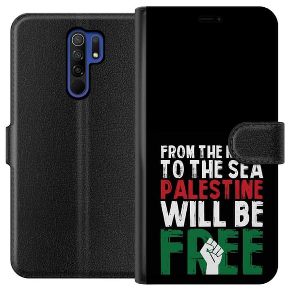 Xiaomi Redmi 9 Lompakkokotelo Vapauta Palestiina