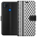 Miniatyrbillede 1 af 3: Xiaomi Redmi 9C Tegnebogsetui Palæstinensisk mønster - inspireret af traditionel stil keffiyeh-stof
