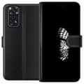 Miniatyrbillede 1 af 3: Xiaomi Redmi Note 11 Tegnebogsetui Keffiyeh-mønster - klassisk sort-hvid palæstinensisk tørklæde med kulturel betydning