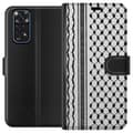 Miniatyrbillede 1 af 3: Xiaomi Redmi Note 11 Tegnebogsetui Palæstinensisk mønster - inspireret af traditionel stil keffiyeh-stof