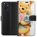 Miniatyrbillede 1 af 3: Xiaomi Redmi Note 11 Tegnebogsetui Nalle Puh med blomster - klassisk børnefavorit i en blomstrende forårs miljø