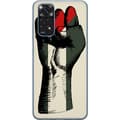 Miniatyrbillede 1 af 3: Xiaomi Redmi Note 11 Gennemsigtig cover Hånd bundet i Palæstinas farver - kraftfuldt symbol for frihedsbevægelsen