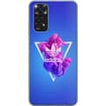 Miniatyrbillede 1 af 3: Xiaomi Redmi Note 11 Gennemsigtig cover Adidas-inspireret blåt design - sporty motiv med retrovibe i blå toner