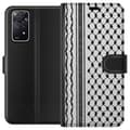 Miniatyrbild 1 av 3: Xiaomi Redmi Note 11 Pro 5G Plånboksfodral Palestinskt mönster – inspirerat av keffiyeh-tyg i traditionell stil