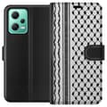 Miniatyrbillede 1 af 3: Xiaomi Redmi Note 12 Tegnebogsetui Palæstinensisk mønster - inspireret af traditionel stil keffiyeh-stof