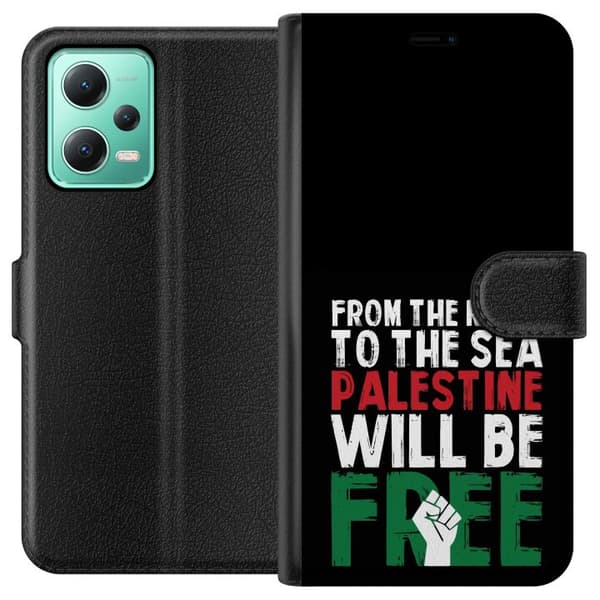 Xiaomi Redmi Note 12 Tegnebogsetui Fri Palæstina