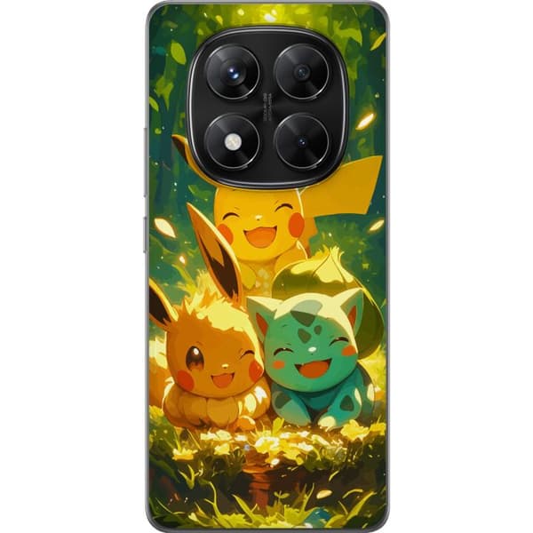 Xiaomi Redmi Note 14 Pro Läpinäkyvä kuori Pixelmonster pelityyli - värikäs muotoilu retroa rakastaville pelaajille