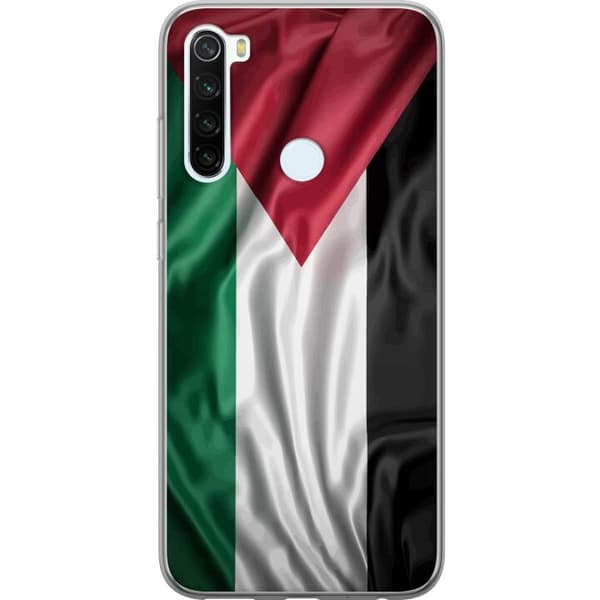 Xiaomi Redmi Note 8 Gjennomsiktig deksel Palestinaflagget – ikoniskt symbol på frihet i rødt, svart, hvitt og grønt