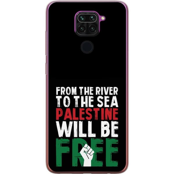 Xiaomi Redmi Note 9 Gennemsigtig cover Fri Palæstina