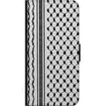Miniatyrbild 3 av 3: Xiaomi Redmi Note 9 4G Plånboksfodral Palestinskt mönster – inspirerat av keffiyeh-tyg i traditionell stil