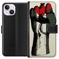 Pikkukuva 1 / 3: Apple iPhone 15 Lompakkokotelo Käsi sidottu Palestinan väreihin - voimakas symboli vapausliikkeelle