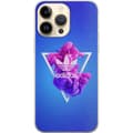 Miniatyrbilde 1 av 3: Apple iPhone 14 Pro Max Gjennomsiktig deksel Adidas-inspirert blått design - sporty motiv med retro vibe i blåtoner