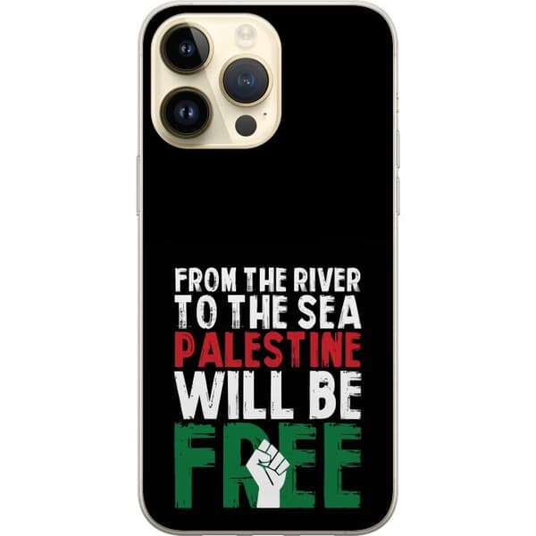 Apple iPhone 14 Pro Max Gjennomsiktig deksel Fri Palestina