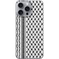 Miniatyrbillede 1 af 3: Apple iPhone 16 Pro Max Gennemsigtig cover Palæstinensisk mønster - inspireret af traditionel stil keffiyeh-stof
