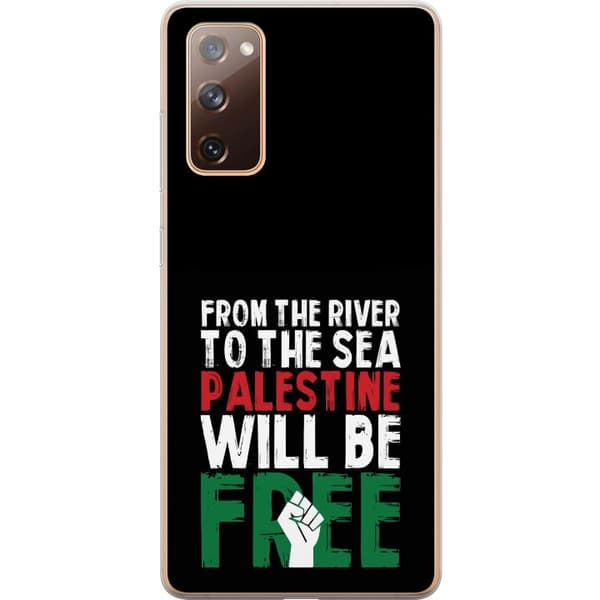 Samsung Galaxy S20 FE Läpinäkyvä kuori Vapauta Palestiina