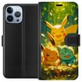 Miniatyrbillede 1 af 3: Apple iPhone 13 Pro Max Tegnebogsetui Pixelmonster spillestil - farverig design til retro-elskende gamere