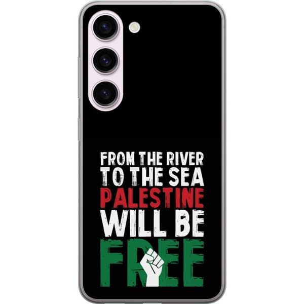 Samsung Galaxy S23 Läpinäkyvä kuori Vapauta Palestiina