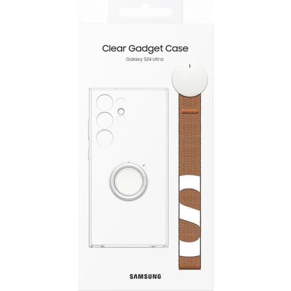 Skal och fodral - Samsung - Galaxy S24 Ultra - Transparent - Flexibel - Avtagbart stöd