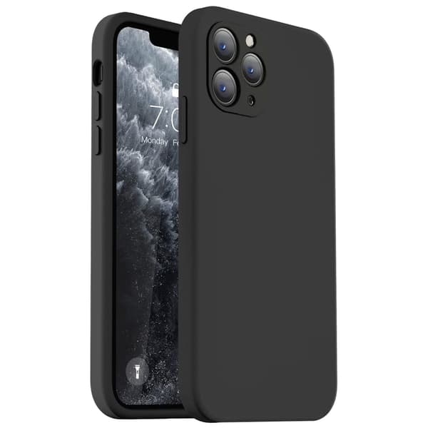 iPhone 11 Pro Mat Sort Cover - Ekstra kamerabeskyttelse