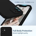 Pikkukuva 2 / 4: iPhone 12 Pro mattamusta kotelo - Kameran lisäsuojaus