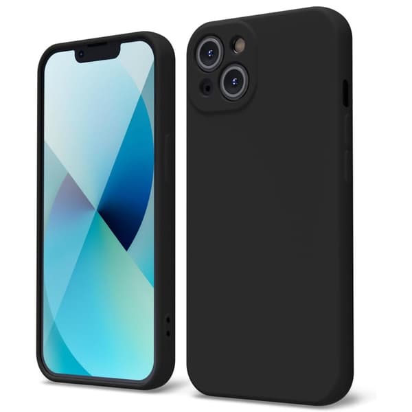 iPhone 13 Matt Svart Skal - Extra Kamera Skydd