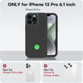Pikkukuva 2 / 3: iPhone 13 Pro mattamusta kotelo - Ylimääräinen kamerasuoja