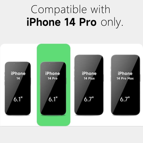 iPhone 14 Pro mattamusta kotelo - Kameran lisäsuojaus