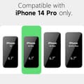 Pikkukuva 4 / 4: iPhone 14 Pro mattamusta kotelo - Kameran lisäsuojaus
