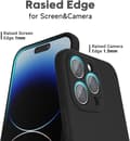 Pikkukuva 2 / 4: iPhone 14 Pro mattamusta kotelo - Kameran lisäsuojaus