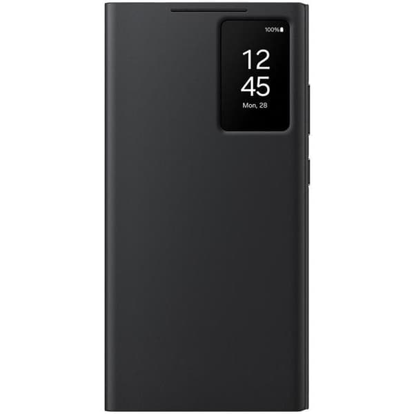 Coque och fodral - Samsung - Galaxy S24 Ultra - Smart View-fodral - Svart - Silikon