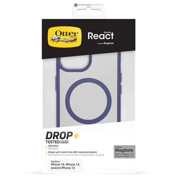 Otterbox iPhone 13/14/15/16e Cover React MagSafe Denver Dusk Purple