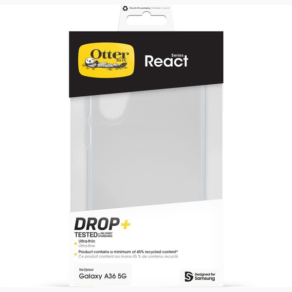 Otterbox Samsung Galaxy A36 Cover React Transparent