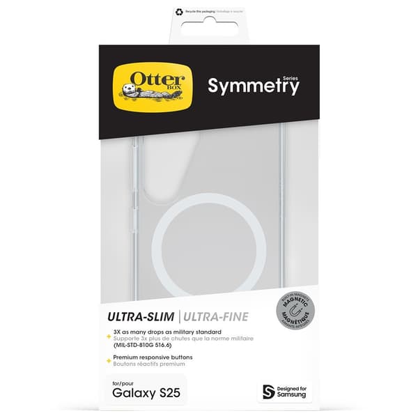 Otterbox Samsung Galaxy S25 Deksel Symmetry Clear MagSafe Transparent