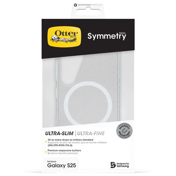 Otterbox Samsung Galaxy S25 Deksel Symmetry Clear MagSafe Stardust