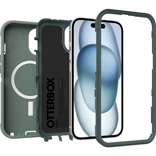 Otterbox iPhone 13/14/15/16e Deksel Defender MagSafe Forest Ranger